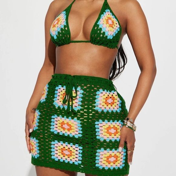 Crotchet skirt set - Picture 2 of 5